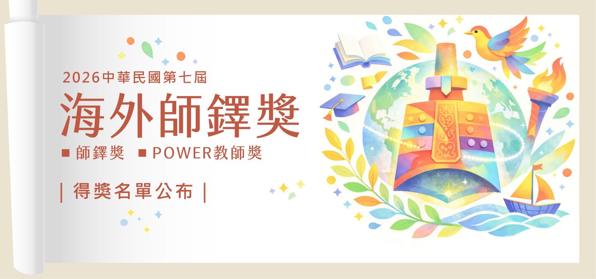 第七屆師鐸獎得獎名單公布